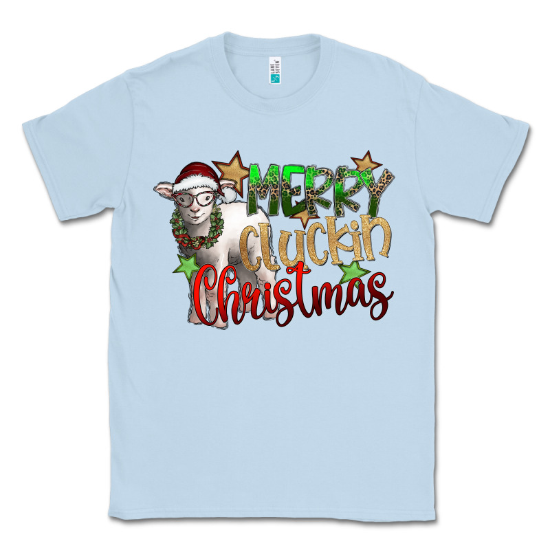 Merry Cluckin Christmas Classic Tee by SublimationCraftShop | Teevron