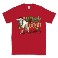 Red merry cluckin christmas Classic Tee - SublimationCraftShop