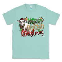 Seafoam merry cluckin christmas Classic Tee - SublimationCraftShop