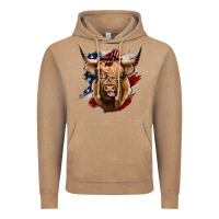 Vintage Coffee American Highland Cow Vintage Hoodie - Bettercallsaul