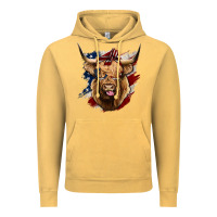 Vintage Mustard American Highland Cow Vintage Hoodie - Bettercallsaul
