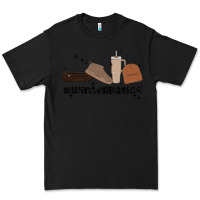 Black winter basics stanley Premium Tee - MaliasSmallBusiness