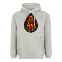 Moon Dust african masks teardrop  6 Heavyweight Hoodie - BundleAndBundleShop