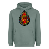 Sage african masks teardrop  6 Heavyweight Hoodie - BundleAndBundleShop