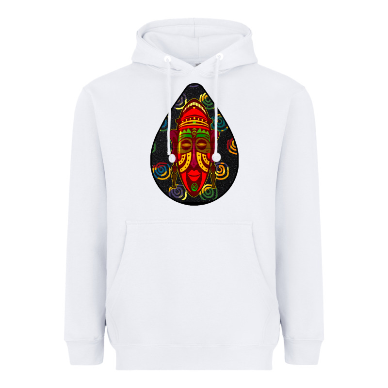 African Masks Teardrop  6 Heavyweight Hoodie by BundleAndBundleShop | Teevron