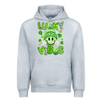 Heather Grey lucky vibes Urban Hoodie - Artiststas