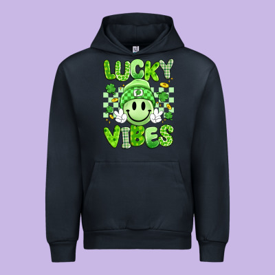 Lucky Vibes Urban Hoodie Designed By Artiststas