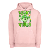 Pigment Salmon lucky vibes Urban Hoodie - Artiststas