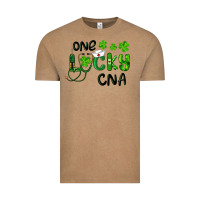Vintage Coffee St. Patrick's Day One Lucky Cna Vintage Tee - RanaPortraitStore