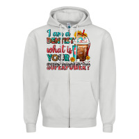 Dove Grey I Am A Dentist What Is Your Superpower Frappe Zipper Hoodie - FaDigitalArtStudio