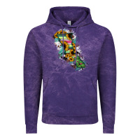 Cloud Purple Baja California State Of Mexico Map Vintage Hoodie - RanaPortraitStore