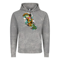 Cloud Rock Baja California State Of Mexico Map Vintage Hoodie - RanaPortraitStore
