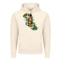 Vintage Artic Baja California State Of Mexico Map Vintage Hoodie - RanaPortraitStore