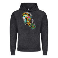Baja California State Of Mexico Map Vintage Hoodie | Teevron