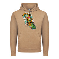Vintage Coffee Baja California State Of Mexico Map Vintage Hoodie - RanaPortraitStore