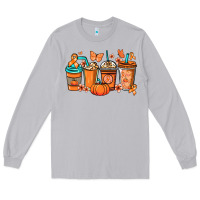 Moon Dust Kidney Cancer coffee cups orange ribbon Long Sleeve Tee - NancyCooperArtShop