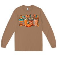 Toasted Coconut Kidney Cancer coffee cups orange ribbon Long Sleeve Tee - NancyCooperArtShop