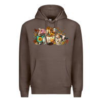 Coffee Cows And Coffee Premium Hoodie - FaDigitalArtStudio