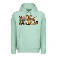 Cows And Coffee Premium Hoodie | Teevron