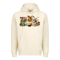 Tofu Cows And Coffee Premium Hoodie - FaDigitalArtStudio