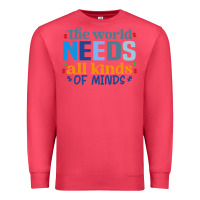 Cardinal The world needs all kinds of minds Premium Sweatshirt - CowhideDigitalArt