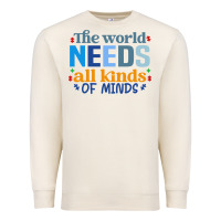 Sandshell The world needs all kinds of minds Premium Sweatshirt - CowhideDigitalArt