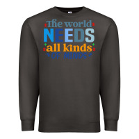 Smoke The world needs all kinds of minds Premium Sweatshirt - CowhideDigitalArt