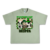 Oil Green St Patricks Day Heifer Urban Heavy Tee - Bettercallsaul