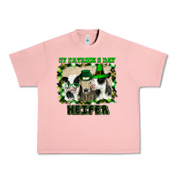 Salmon St Patricks Day Heifer Urban Heavy Tee - Bettercallsaul