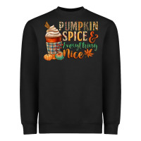 Black pumpkin spice and everything nice Heavyweight Sweatshirt - CowGirlArtShop