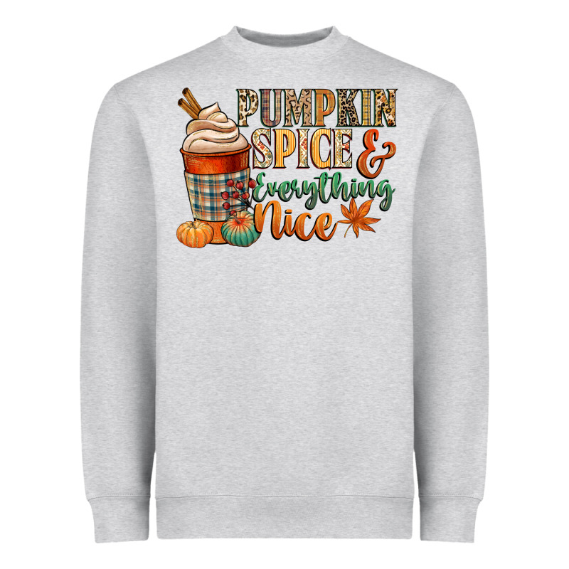 Pumpkin Spice And Everything Nice Heavyweight Sweatshirt by CowGirlArtShop | Teevron