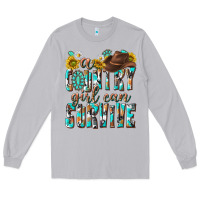 Moon Dust Western a Country Girl Can Survive Long Sleeve Tee - texasbilliewilder
