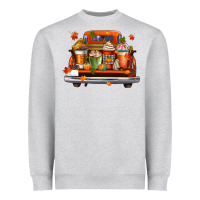 Coffee Cups Truck Heavyweight Sweatshirt | Teevron