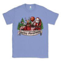 Colony Blue Merry Christmas Classic Tee - SublimationCraftShop