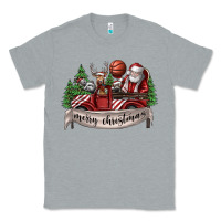 Heather Grey Merry Christmas Classic Tee - SublimationCraftShop