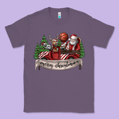 Merry Christmas Classic Tee Designed By Sublimationcraftshop