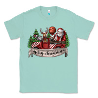Seafoam Merry Christmas Classic Tee - SublimationCraftShop