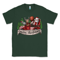 Sports Green Merry Christmas Classic Tee - SublimationCraftShop