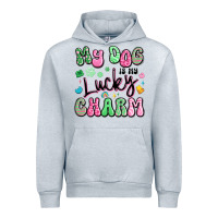 Heather Grey my dog is my lucky charm Urban Hoodie - Artiststas