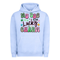Pigment Grape Ice my dog is my lucky charm Urban Hoodie - Artiststas
