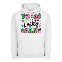 Pigment Lunar Rock my dog is my lucky charm Urban Hoodie - Artiststas
