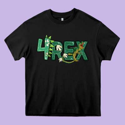 Four Rex Heavy Core Tee Designed By Maliassmallbusiness