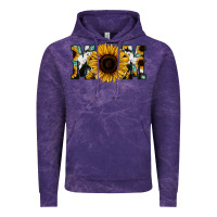 Cloud Purple Sunflower Turquoise Cowhide Mom Vintage Hoodie - Bettercallsaul