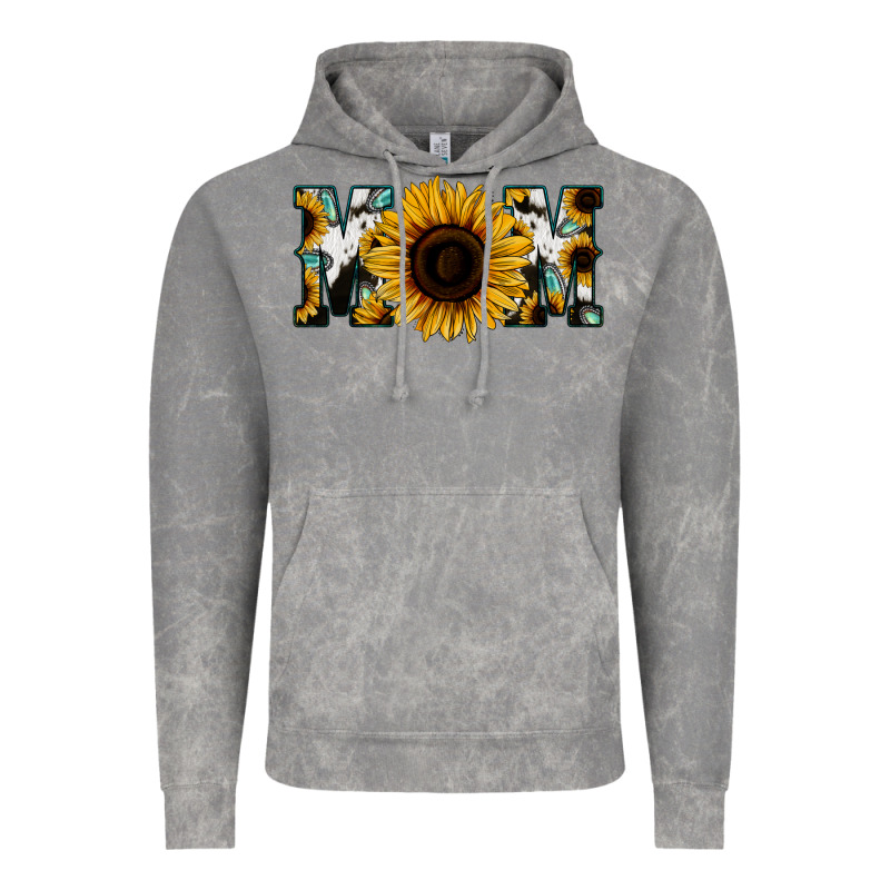 Sunflower Turquoise Cowhide Mom Vintage Hoodie by Bettercallsaul | Teevron