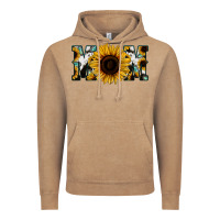 Vintage Coffee Sunflower Turquoise Cowhide Mom Vintage Hoodie - Bettercallsaul