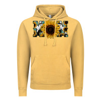 Vintage Mustard Sunflower Turquoise Cowhide Mom Vintage Hoodie - Bettercallsaul