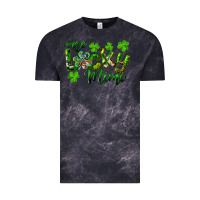 Cloud Black st. patrick's day one lucky mimi Vintage Tee - RanaPortraitStore