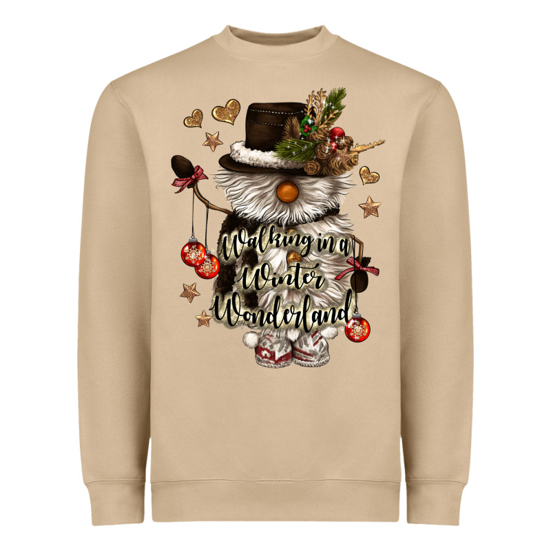 Walking In A Winter Wonderland Heavyweight Sweatshirt by CowGirlArtShop | Teevron