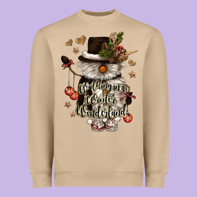 Walking In A Winter Wonderland Heavyweight Sweatshirt Designed By Cowgirlartshop
