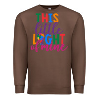 Chestnut This Little Light Of Mine Premium Sweatshirt - CowhideDigitalArt